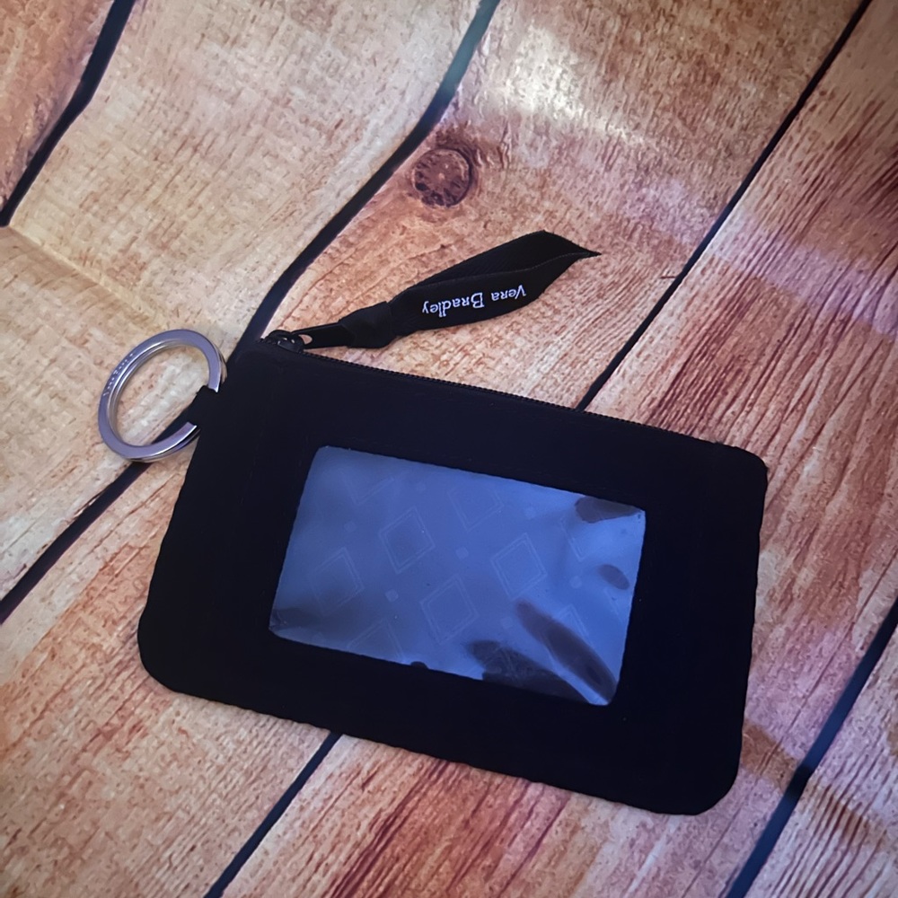 EUC Vera Bradley Zip ID Case in Performance Twill